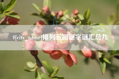 资兴排列五图谜字谜汇总九