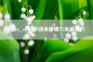 资兴中国金牌哪六金最贵的