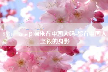 资兴5000米有中国人吗-都有中国人坚毅的身影