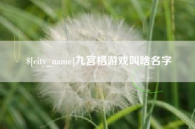 资兴九宫格游戏叫啥名字