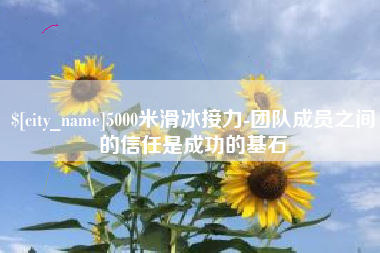 资兴5000米滑冰接力-团队成员之间的信任是成功的基石