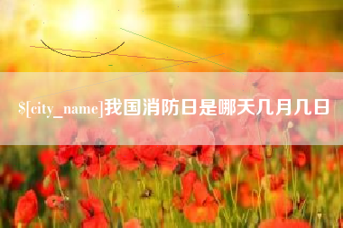 资兴我国消防日是哪天几月几日
