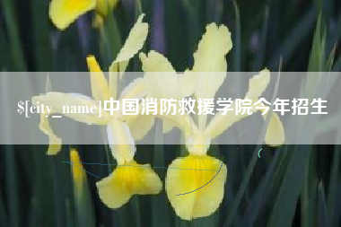 资兴中国消防救援学院今年招生
