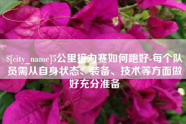 资兴5公里接力赛如何跑好-每个队员需从自身状态、装备、技术等方面做好充分准备