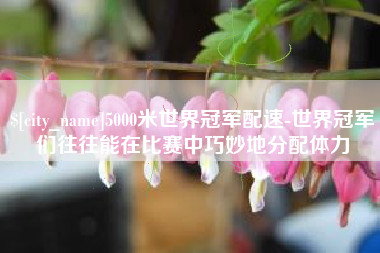 资兴5000米世界冠军配速-世界冠军们往往能在比赛中巧妙地分配体力