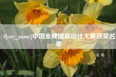 资兴中国金牌图案设计大赛获奖名单