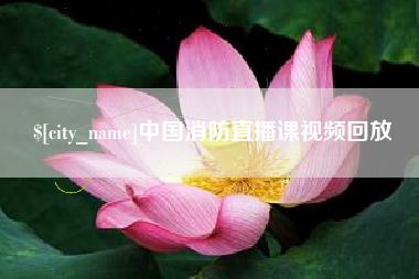资兴中国消防直播课视频回放