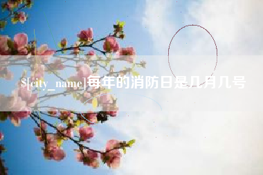 资兴每年的消防日是几月几号