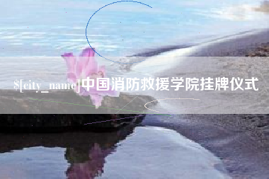 资兴中国消防救援学院挂牌仪式